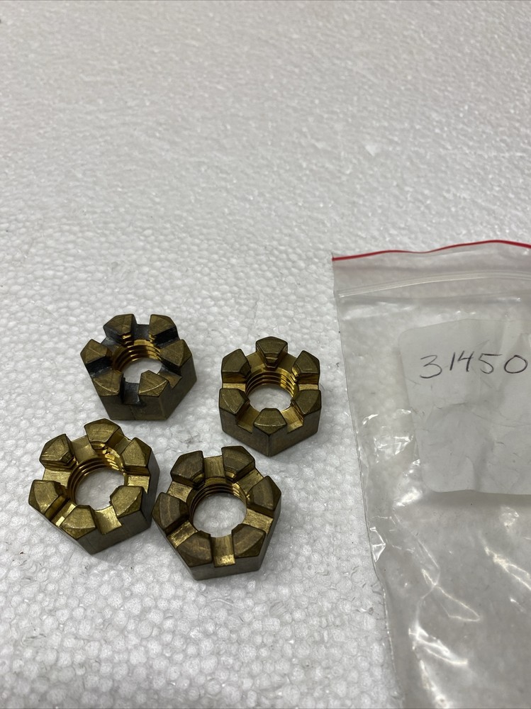 Four Brass  Evinrude Johnson  Prop Nuts   314503   BB-449