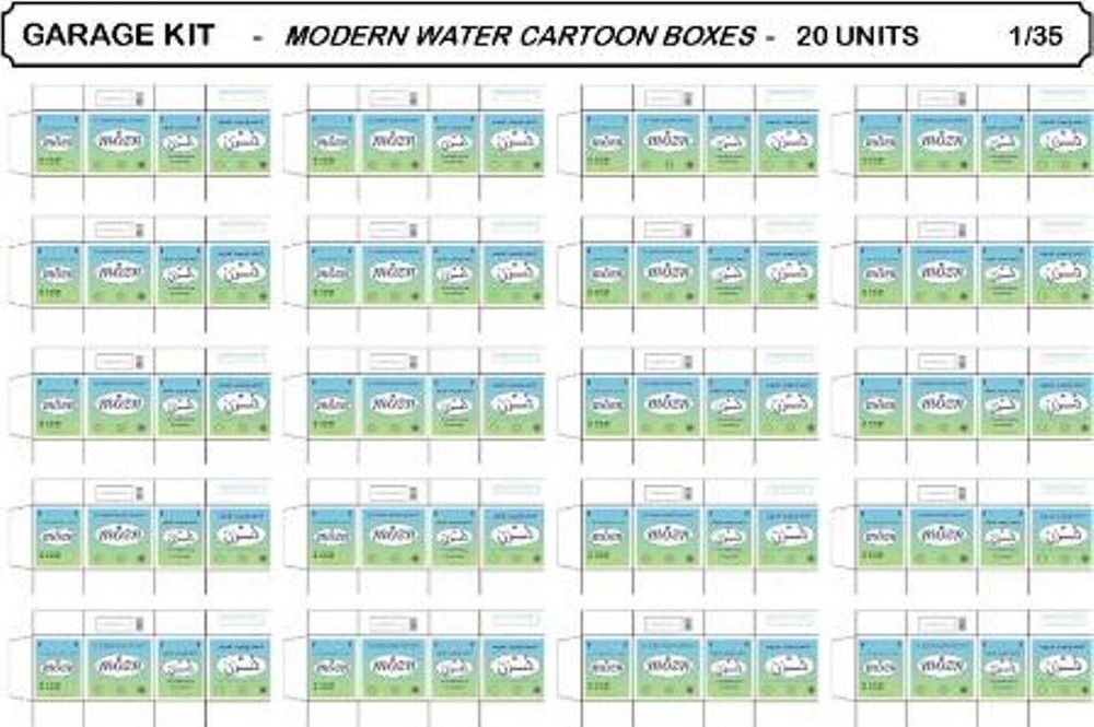 MODERN MONZ WATER BOXES FOR DIORAMAS 1/35