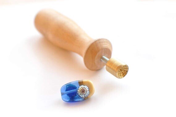 Urchin Brass Mini Stamp Lampwork Tool