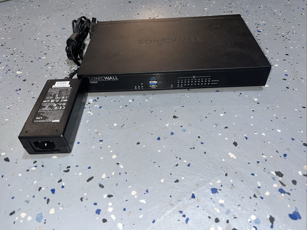 Sonicwall TZ600 Firewall Network Security Appliance - OWNER TRANSFER READY