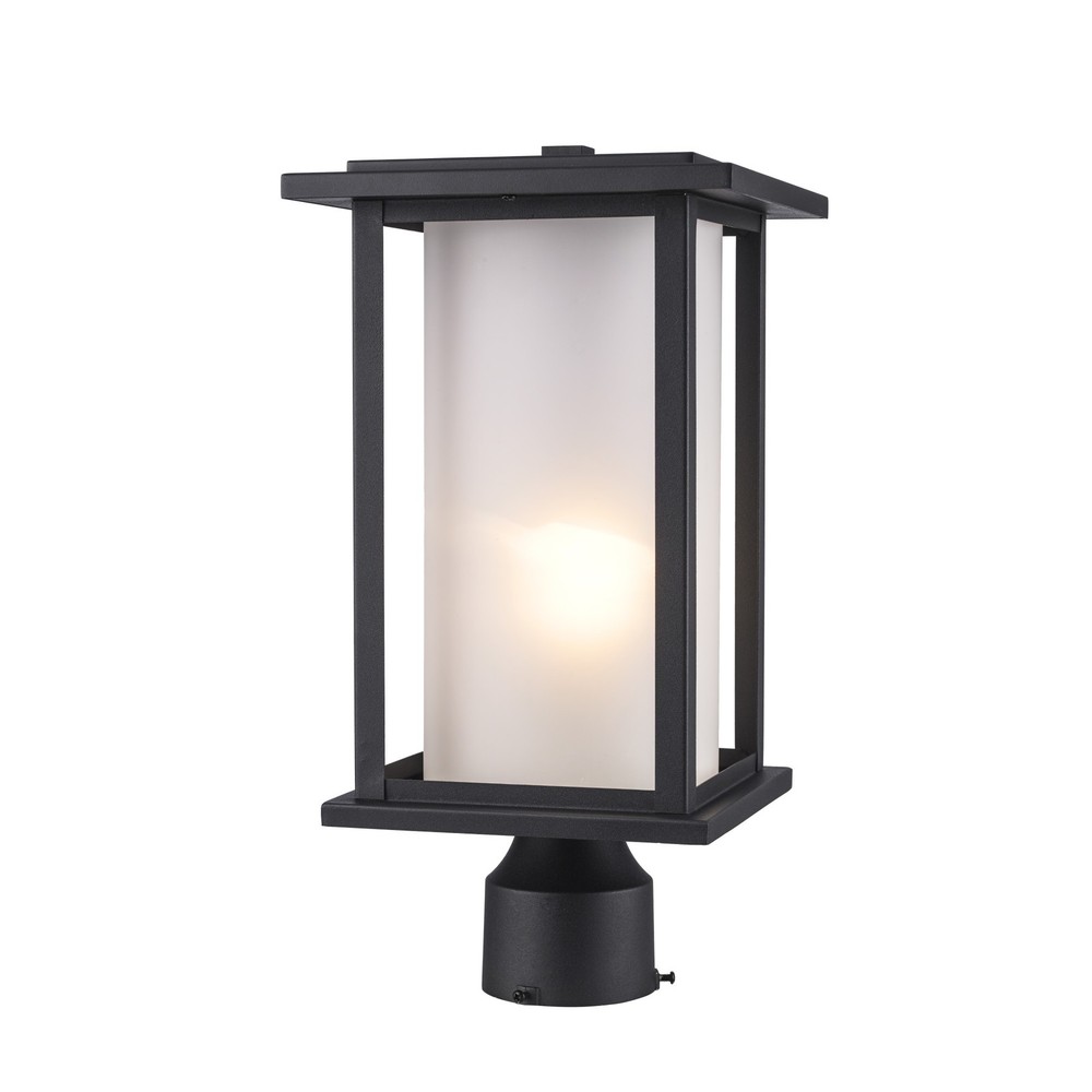 Trans Globe Lighting 51403 Shaakar 16" Tall Post Light - Black