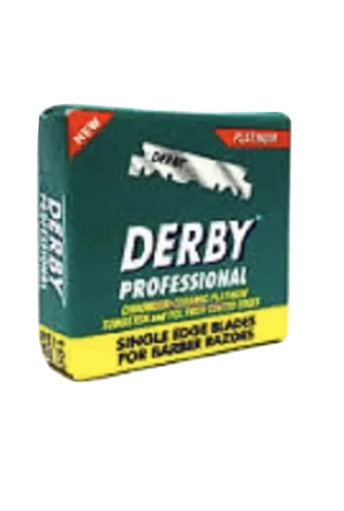 DERBY PROFESSIONAL SINGLE EDGE RAZOR BLADES, 100 COUNT