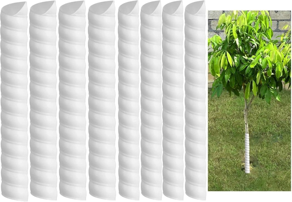 Tree Trunk Protector 8 Pcs - Spiral Tree Guard Set