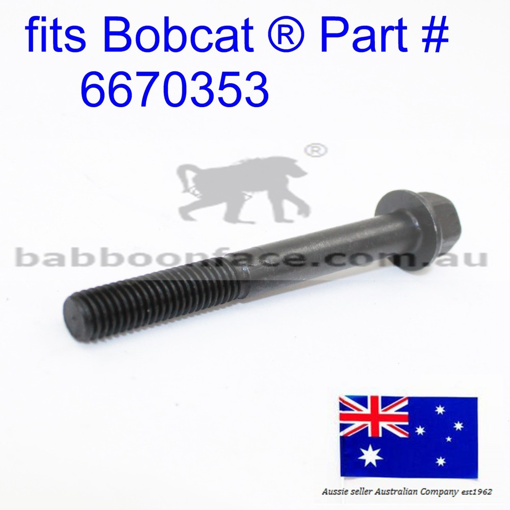 for 1 x Bobcat Engine Cylinder Head Bolt Kubota D722 E10Z E16 E17 E17Z E19 E20