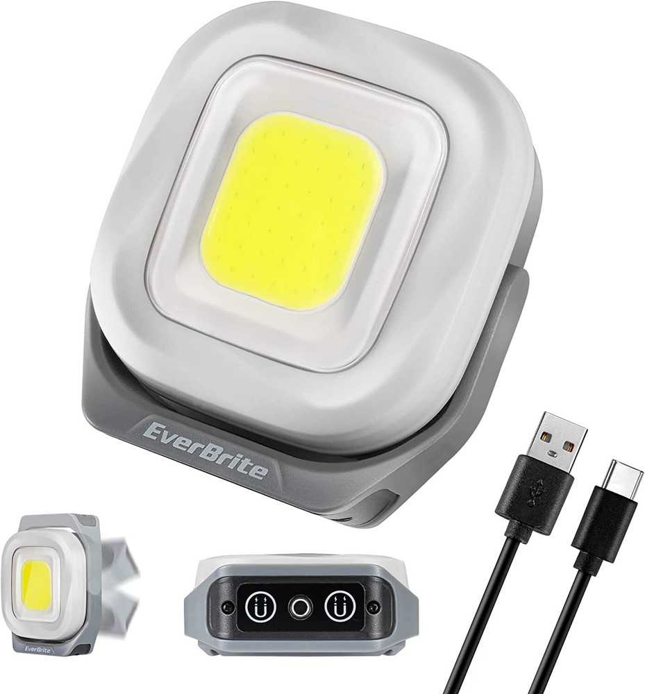 EverBrite Rechargeable 1000 Lumens Work Light Orange/White/COB Work Light 3Modes