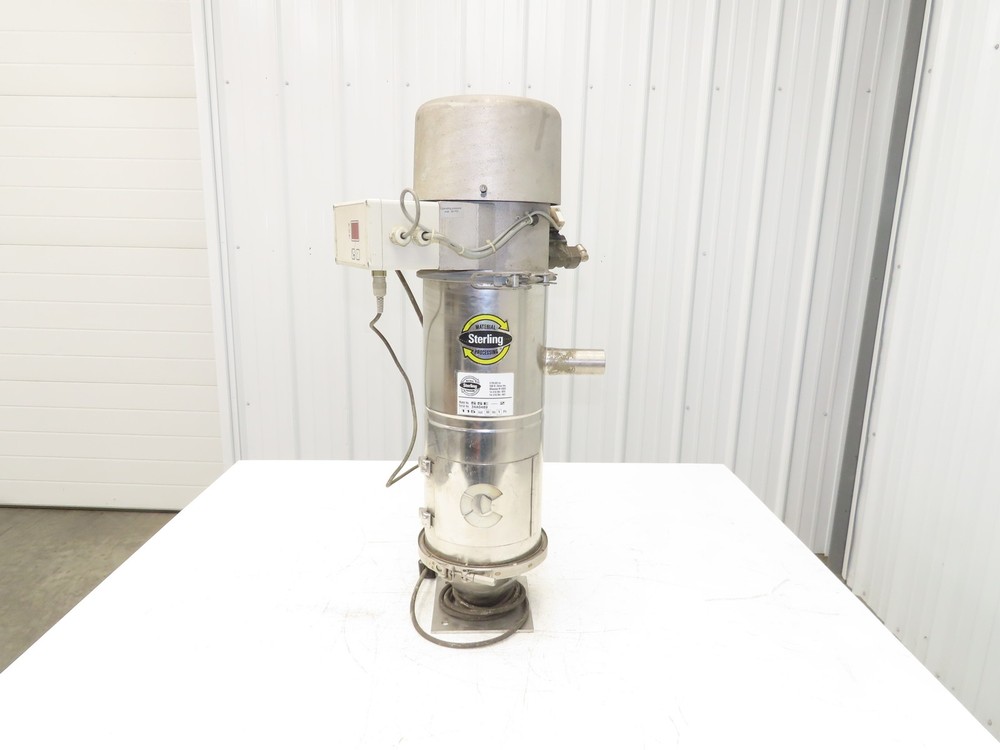 Sterling SSE-2 Stainless Conveying Hopper Loader Turbine Filter Unit 115V