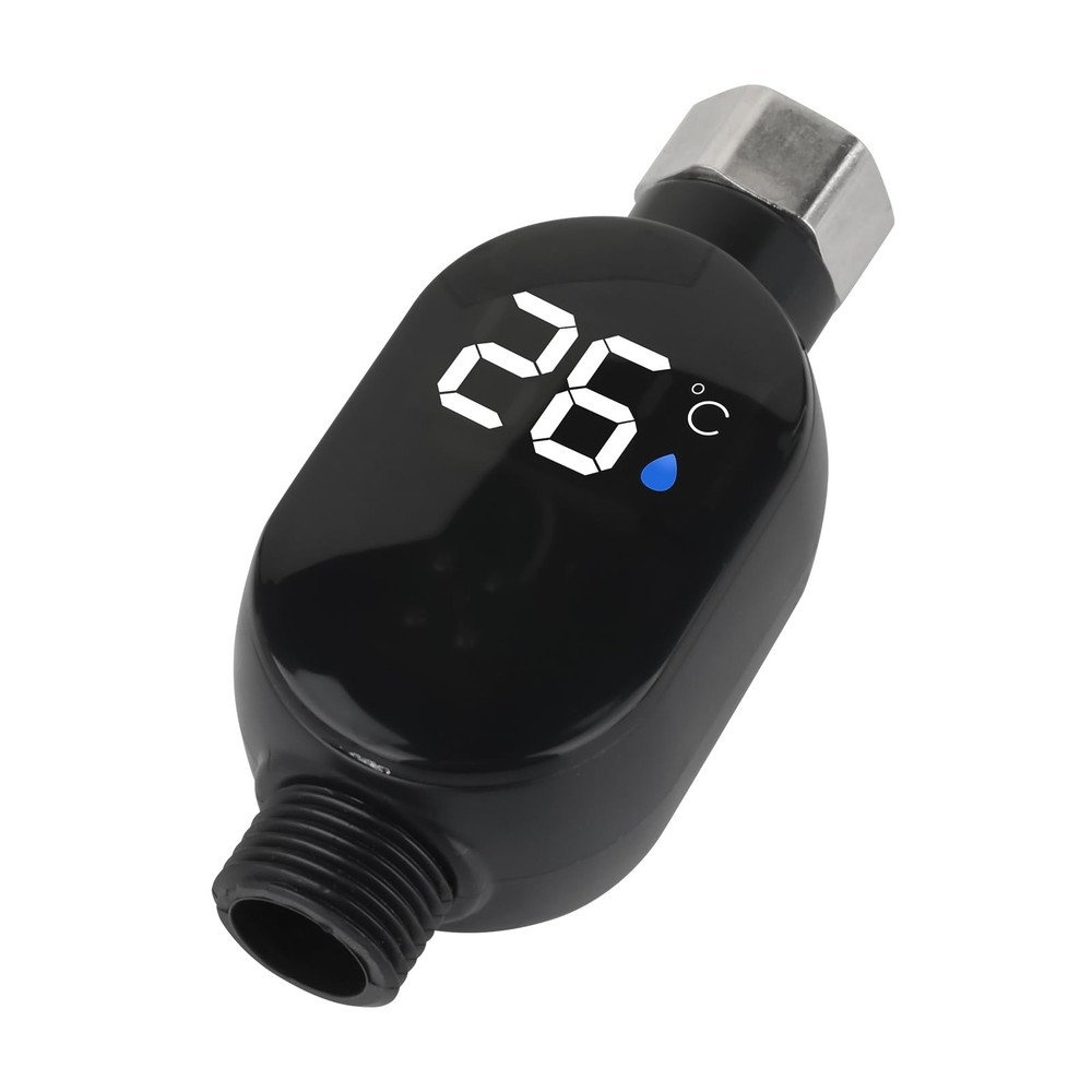 Digital Bath Thermometer  Instant Read WaterPowered Shower Thermometer