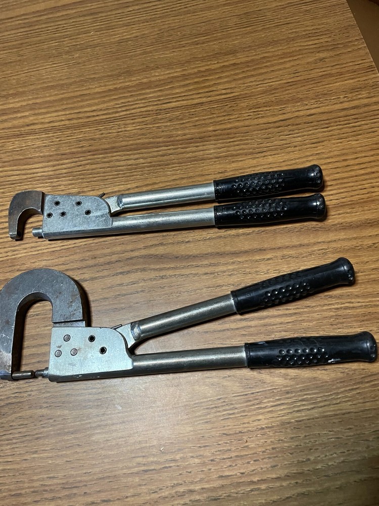 2 ea. Reg. Yoke and Deep yoke hand riveters