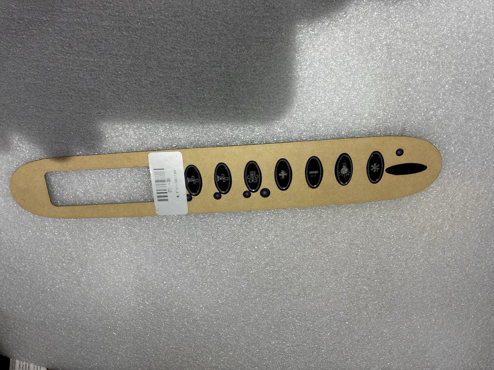 dimension 1 Spa Control Panel Overlay