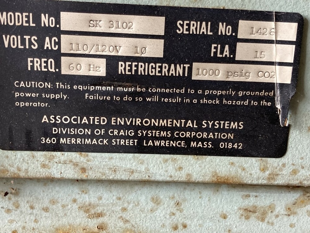 Associated Heated & Cooled Fail Safe for Quality Control , 1428