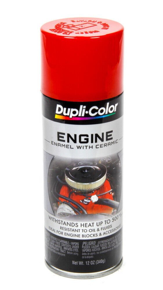 DUPLI-COLOR/KRYLON (DE1653) Red Engine Paint 12oz