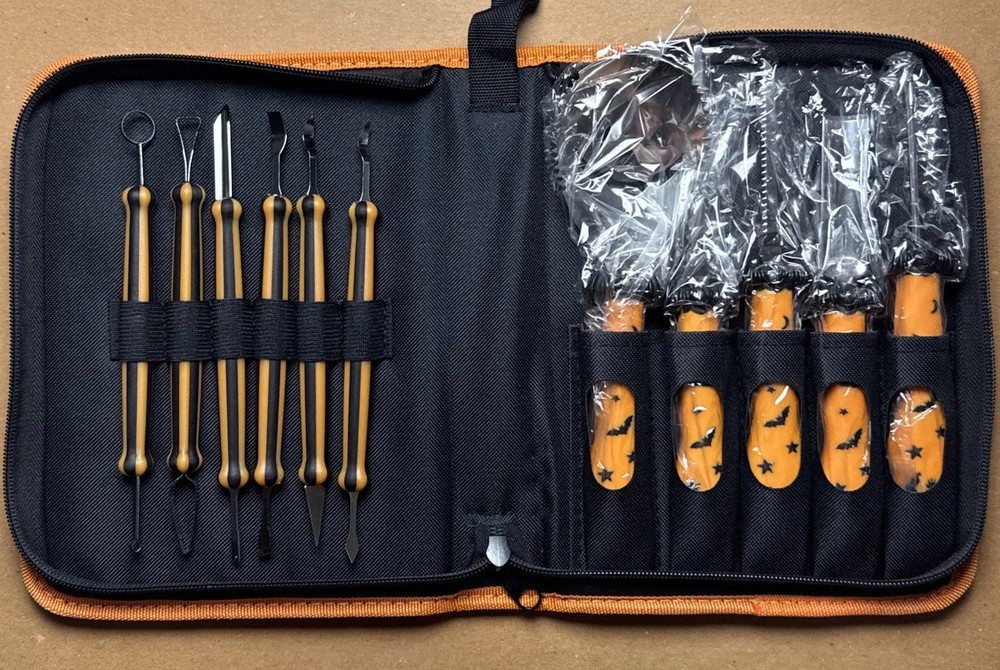 11 PCS Halloween Pumpkin Carving Tool Kit