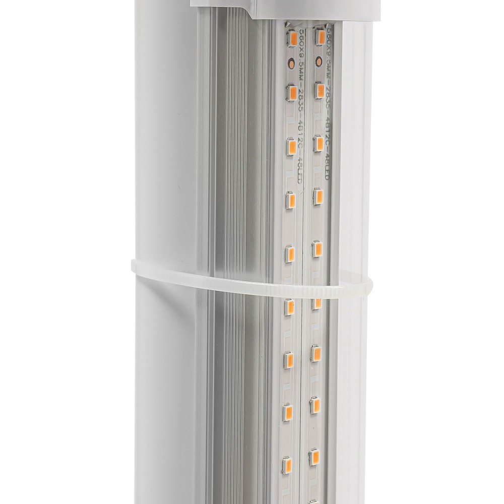 30-Pot Vertical Hydroponic Tower System Set with LED Lighting & Auto-Watering