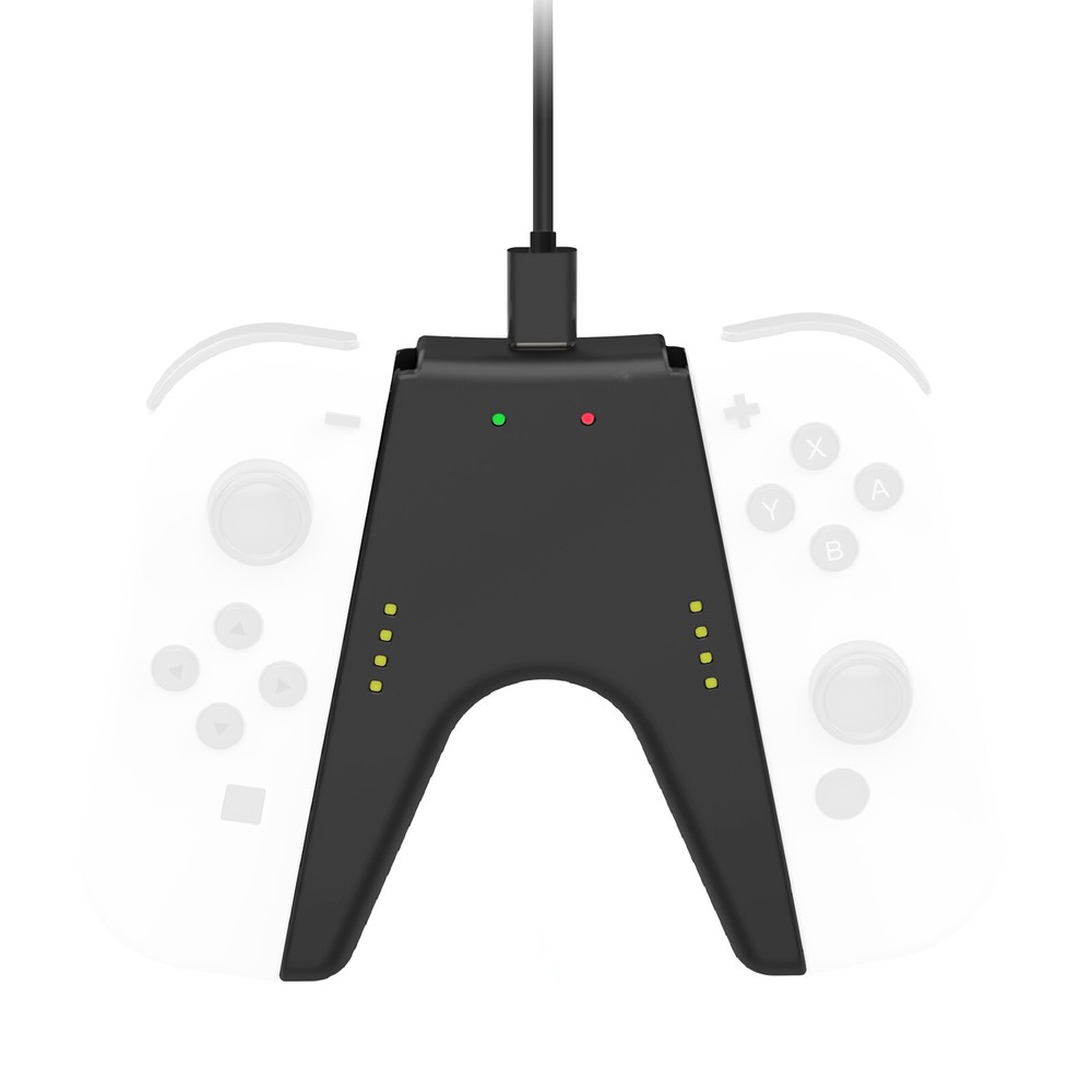 For Nintendo Switch JoyCon Bridge V shaped Handle Holder Charging Grip Dock ABS