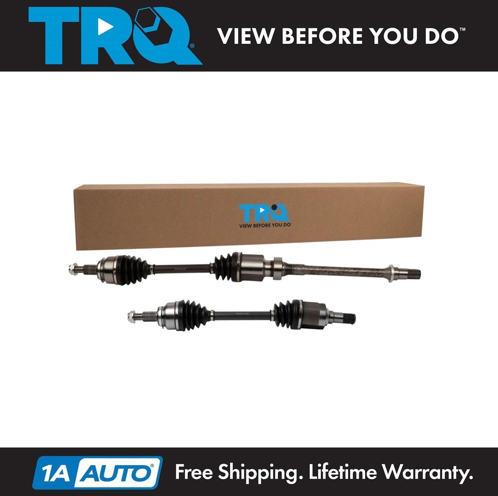 TRQ Front CV Axle Shaft Assembly Set Driver & Passenger Side Fits Mazda