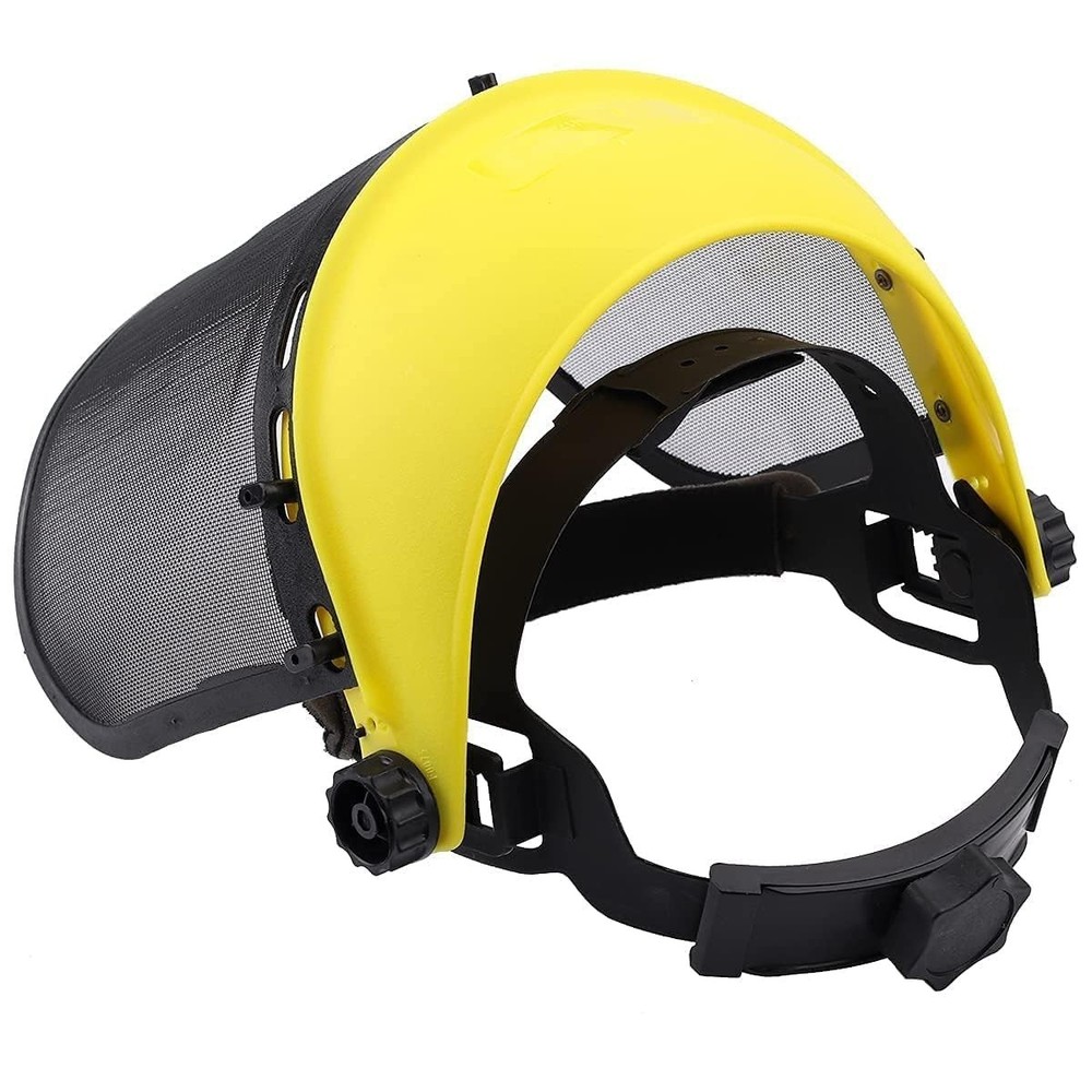 Safety Face Shield with Mesh Visor for Weed Eating Whacking Yard Work Chainsa...