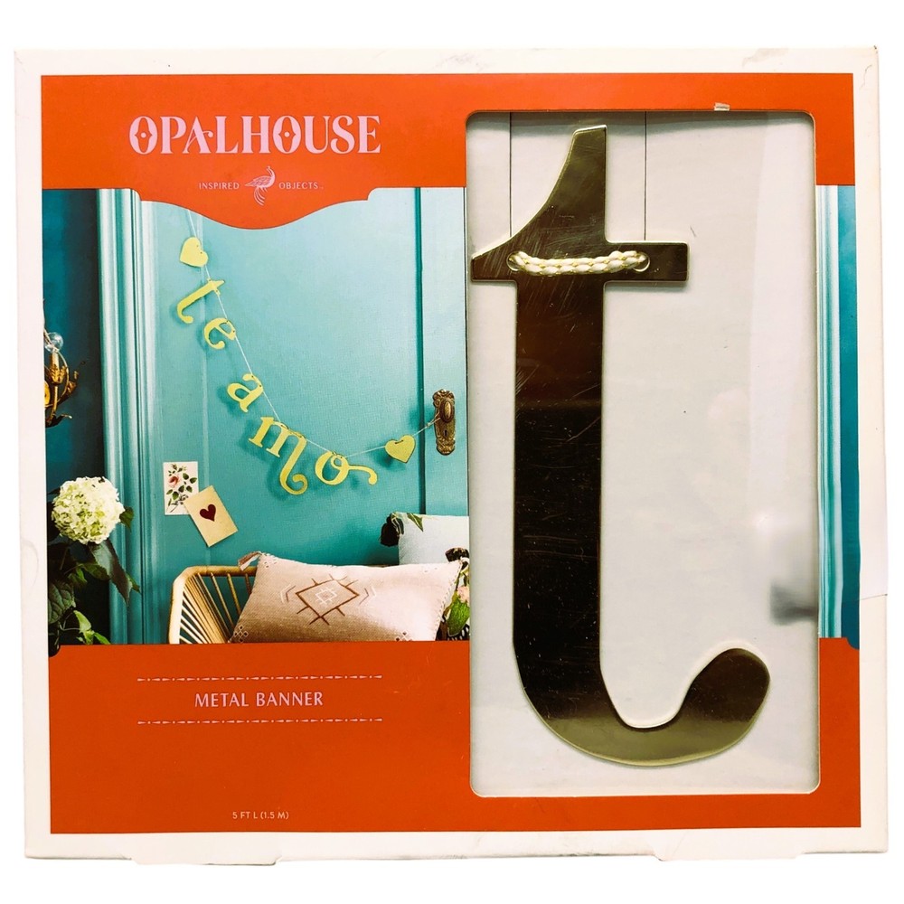 Opalhouse Te Amo Metal Banner