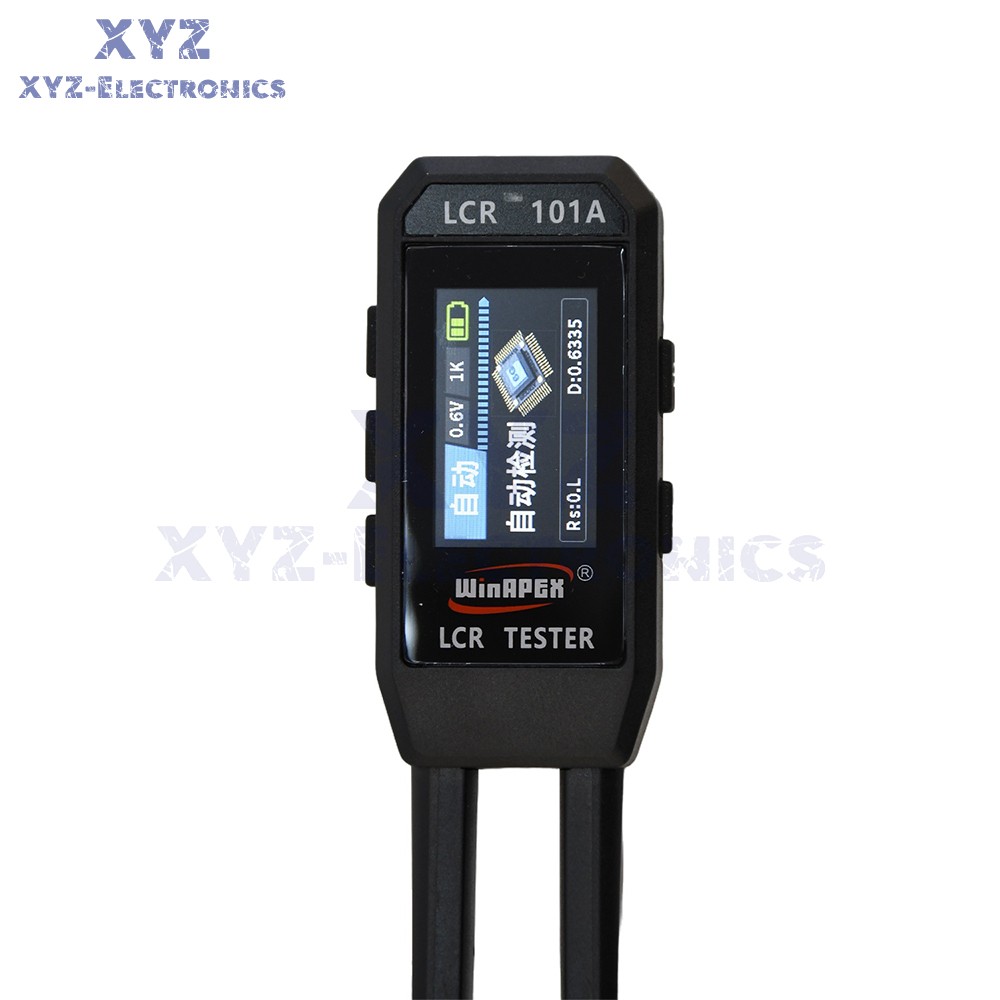 Mini Smart Tweezer LCR Meter SMD ESR Ohm Capacitance Inductance Diode Test TypeC