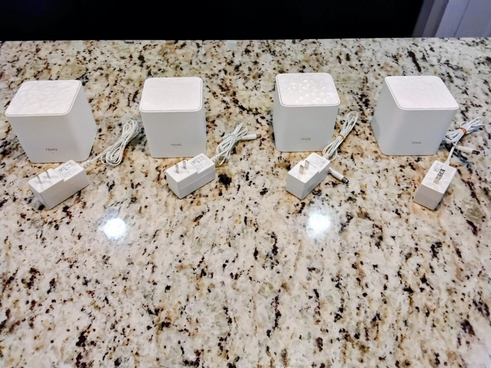 Tenda Nova MW3 Mesh (Includes 4 Nodes) WiFi System With Original Packaging