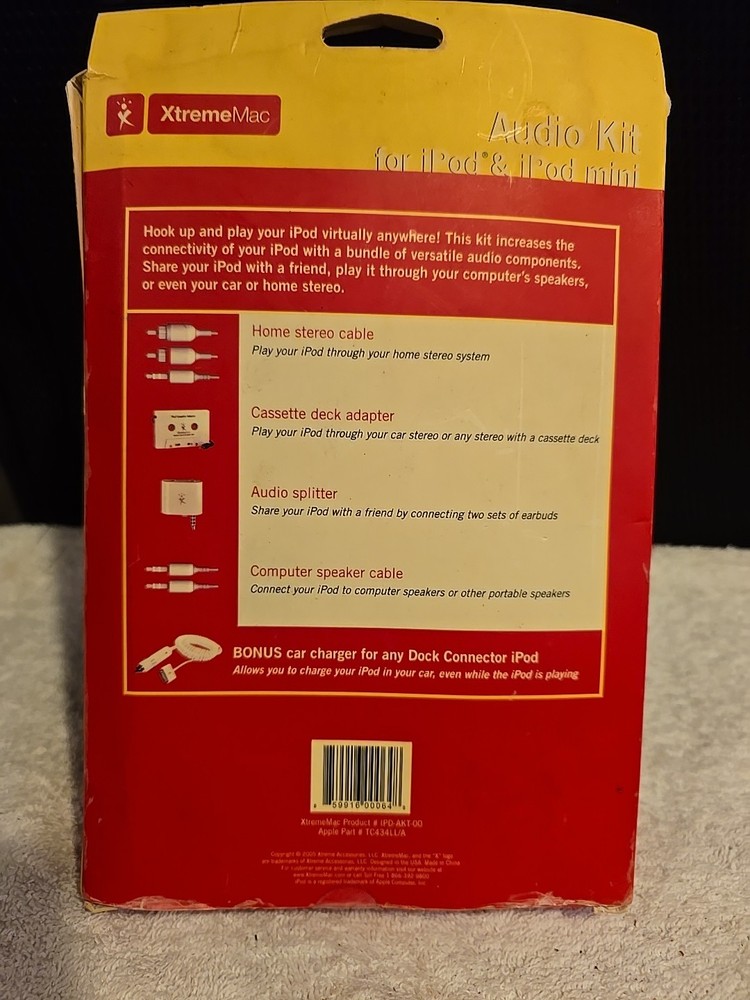 Audio Kit For IPod & IPod Mini Xtrememac