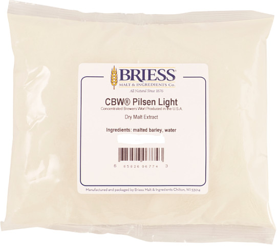 0.5lb Dried Malt Extract (DME) - Pilsen Light 100% Malt for All Grain or Extract