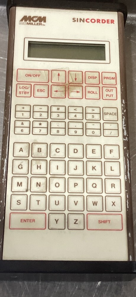 McMiller Panel, Sincorder Keypad Used Surplus