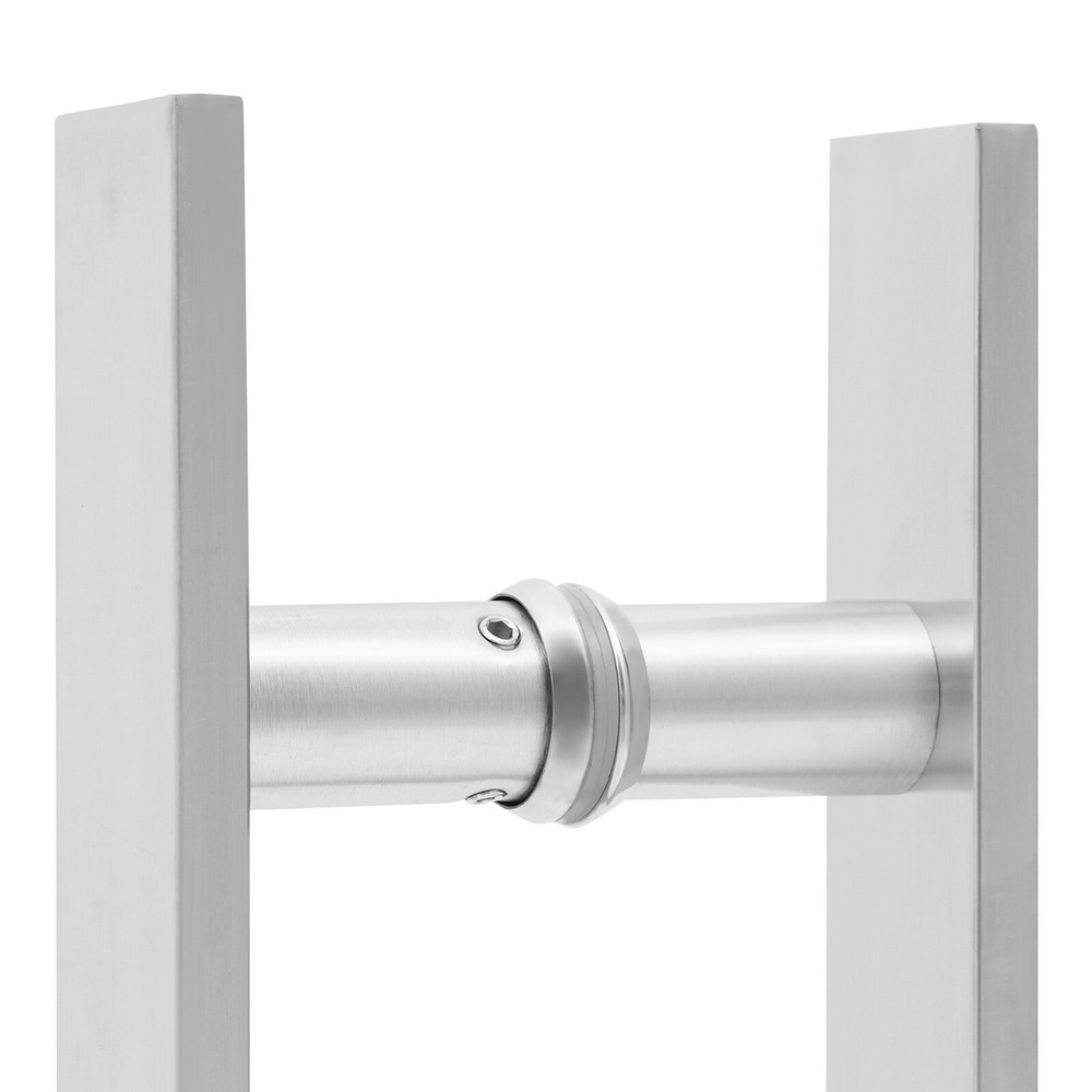 Stainless Door Handle H Shape Double Sided Pull Push Sliding Barn Door Handle