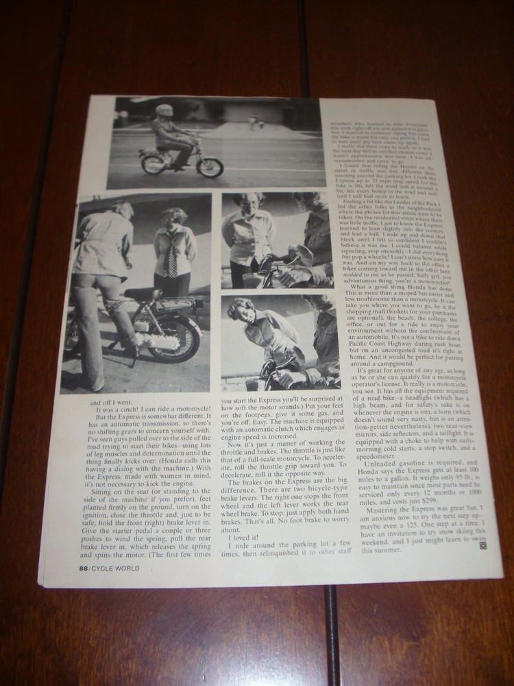 1977 HONDA EXPRESS