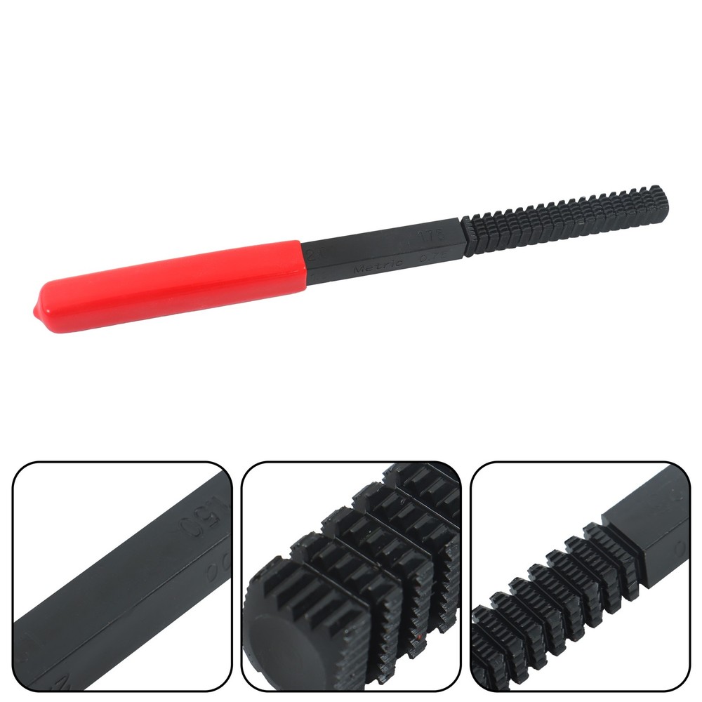 Labwork15pcs Metric Thread Chaser Set M6-M12 Thread Restorer Set