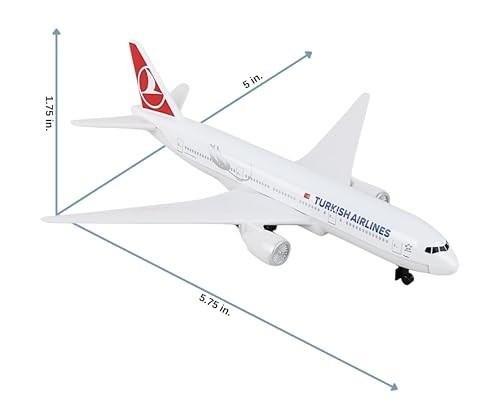 Daron Turkish Airlines Single Plane RT5404 Medium Turkish, Thy