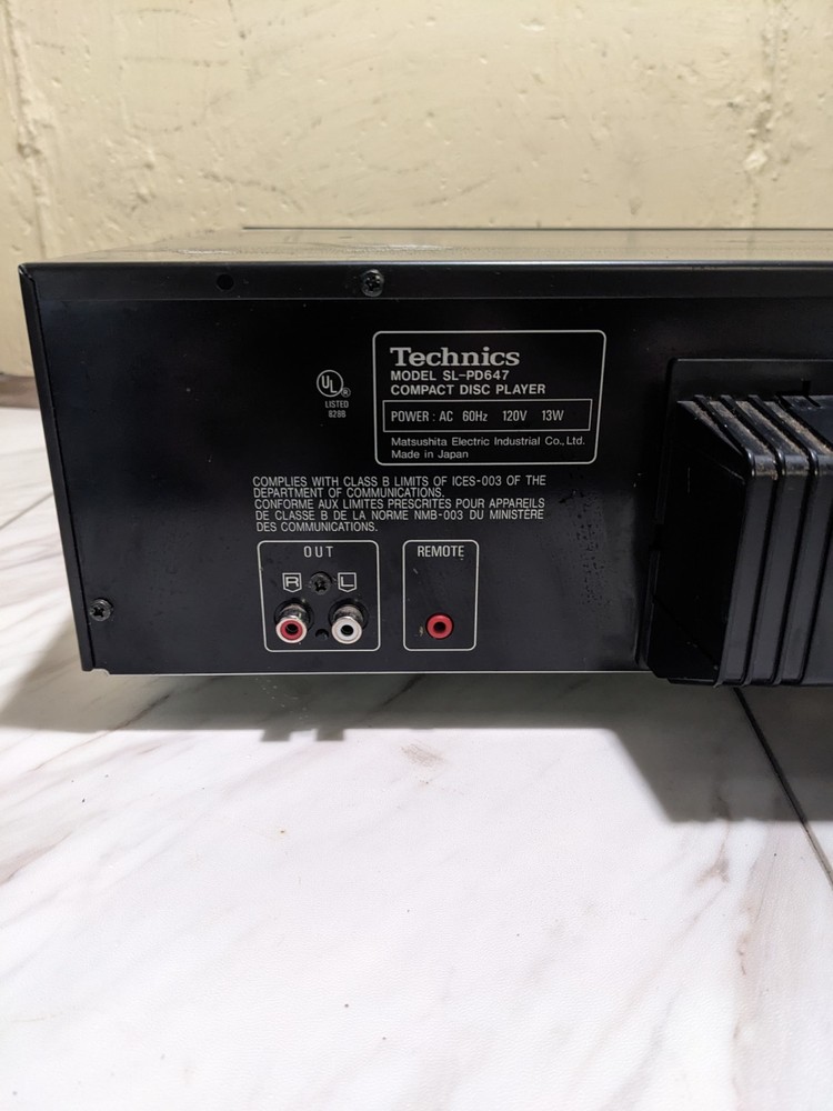 Technics SL-PD647 MASH 5 Disc CD Changer