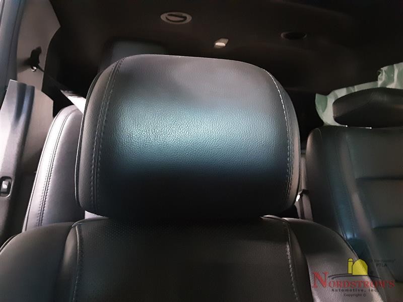 2015 Ford Explorer Passenger Front Headrest Only Black Leather