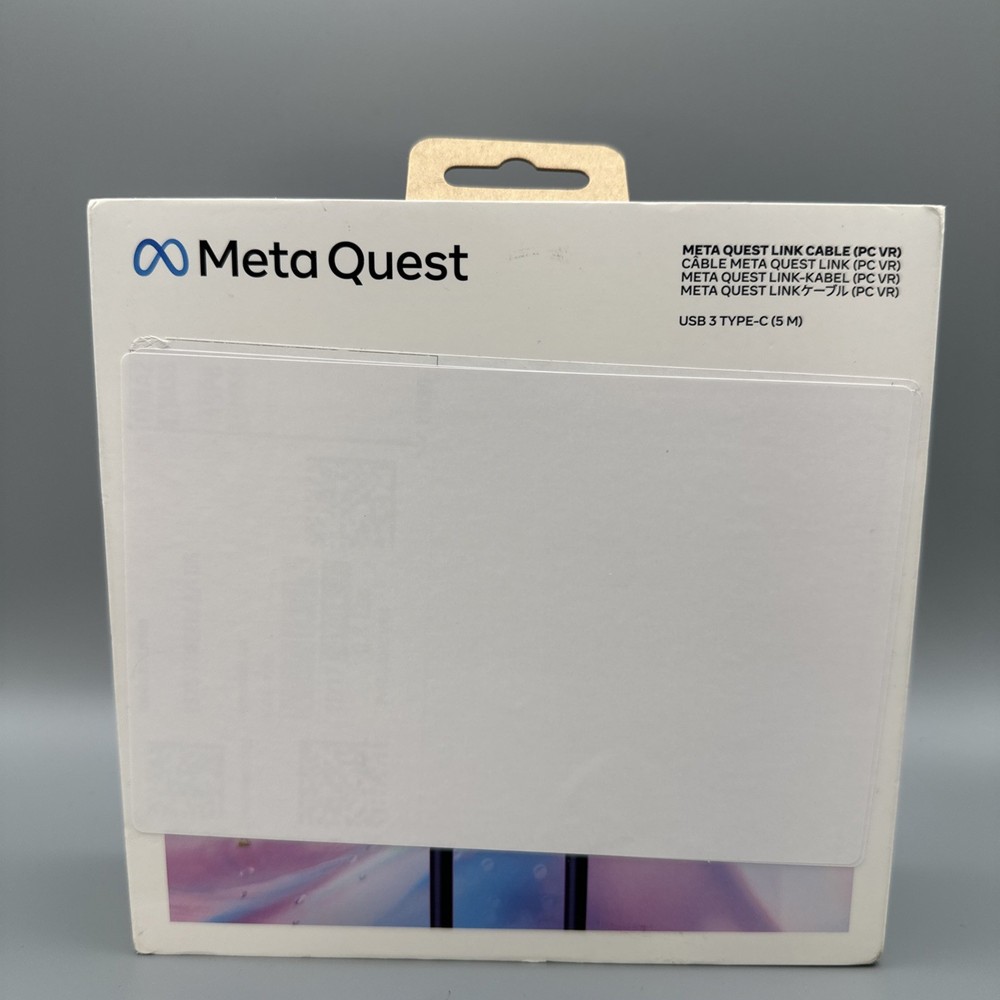 Meta Quest Link Cable - Virtual Reality Headset Cable for Quest - 16FT 5M Sealed