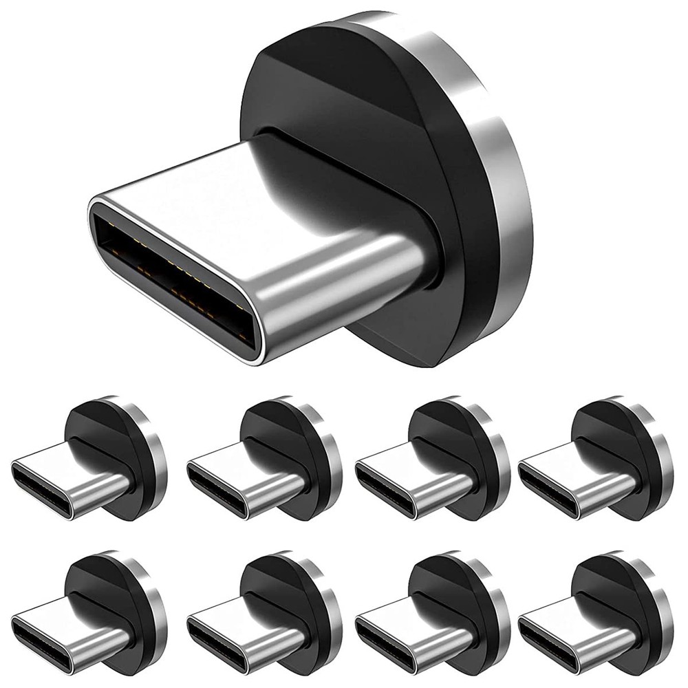 Magnetic Connector Tips Head for Type C Android Devices (9 Pack), Magnetic Ph...