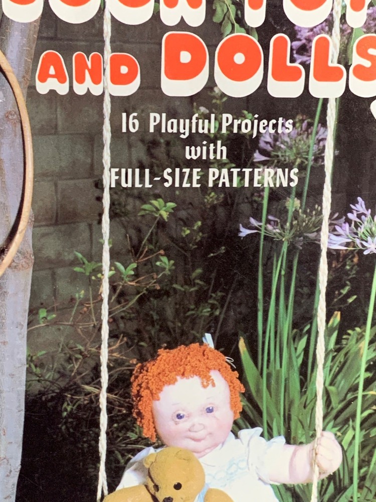 Sock Toys & Dolls Sewing Pattern Book Fun Crafts 16 Projects Full-Size Patterns