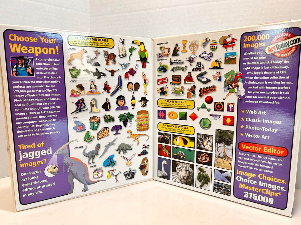 IMSI Masterclips 375,000 Software W/ Image Catalogue & Instructions