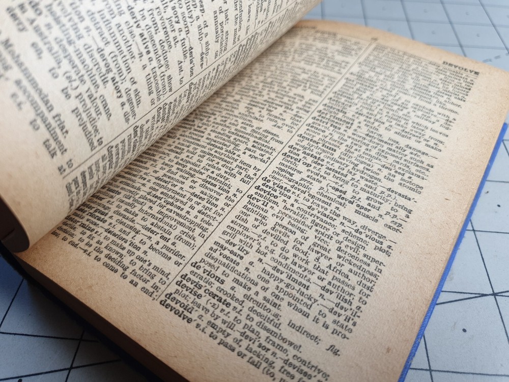 The New Practical Dictionary Collins 1954 Hardback Book