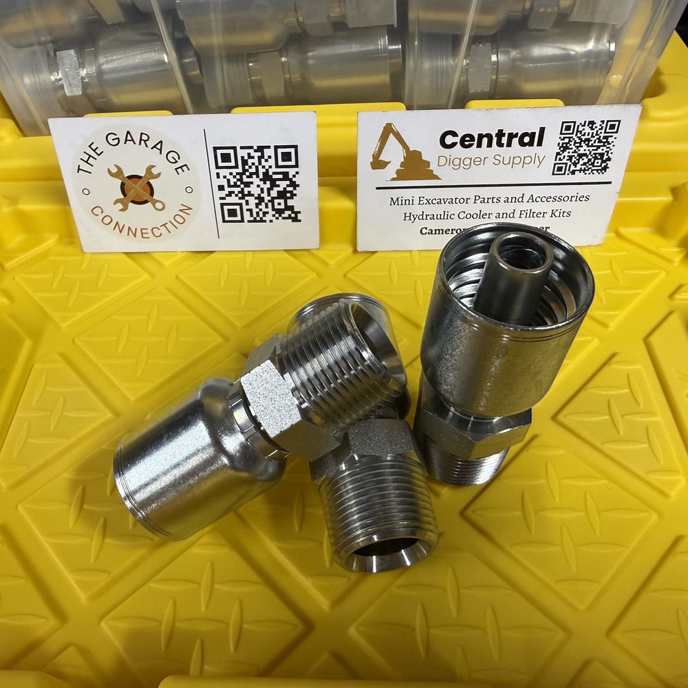 MP-08-12 Hydraulic Hose Crimp Fitting 3/4” NPT x 1/2” Hose 10143-12-8
