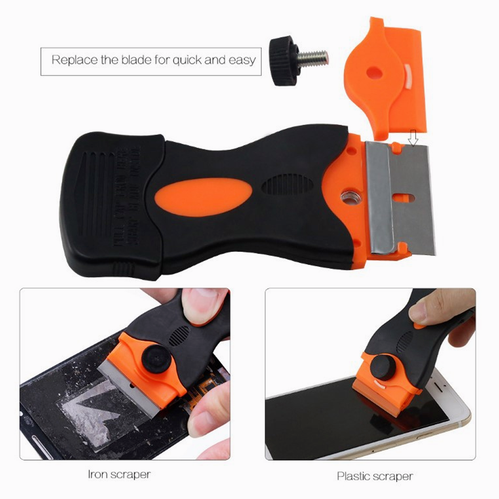Razor Blade Scraper Tool Set Double Edge Scraper Tool Labels Stickers Glass US