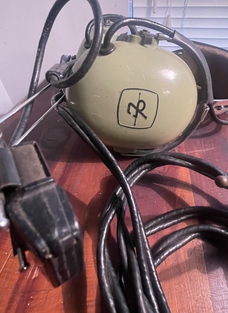 David Clark Model 10BB/F Aviation Headset microphone AS IS NOT TESTED