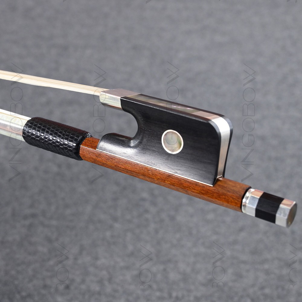 4/4 Size MASTER Fine Pernambuco Cello Bow Straight Stick Deep Sound #10
