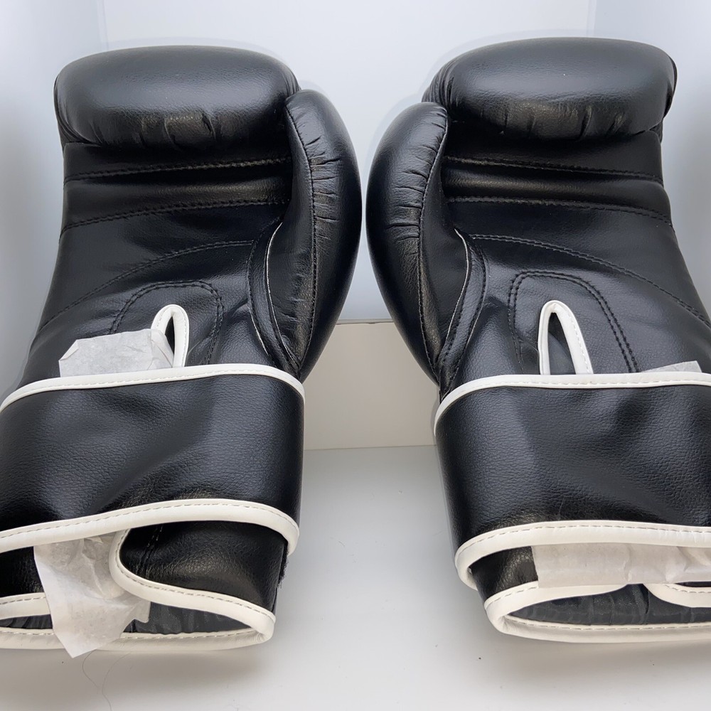 Sport Essentials 14oz Boxing Gloves Adjustable Hook & Loop Wrist Strap Black