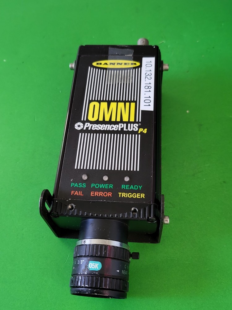 Banner OMNI Presence PLUS P4 vision system.