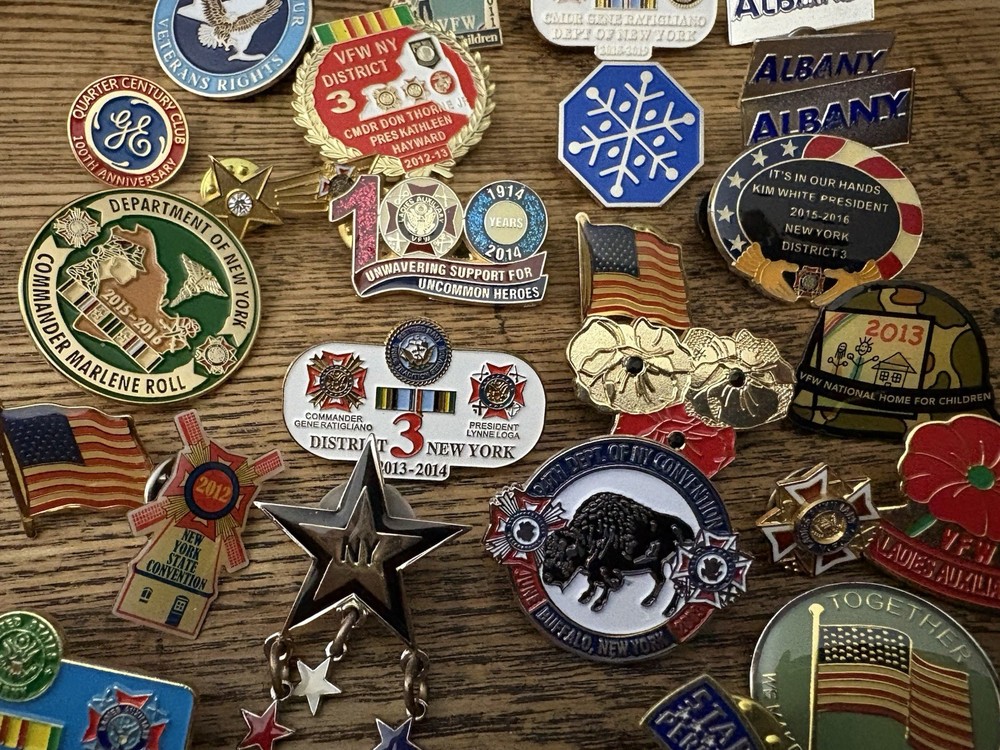 #193 - Multiple Lapel Vet Pins, One Magnet