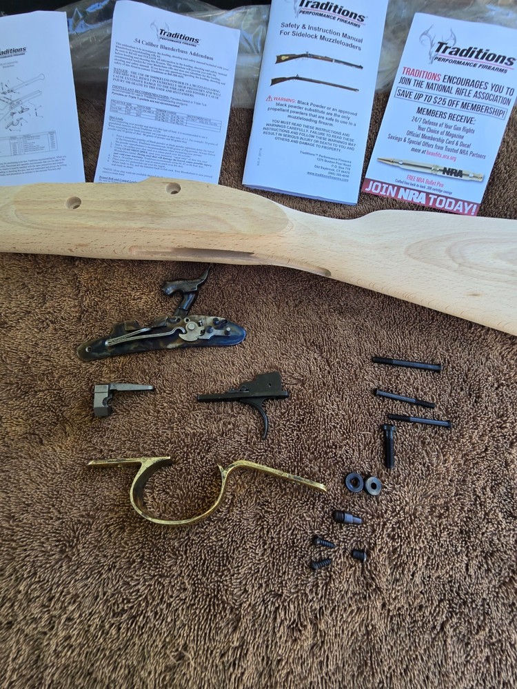 BLUNDERBUSS TRADITIONS 54 CAL BLACK POWDER MUZZLELOADING RIFLE PERCUSSION NOS