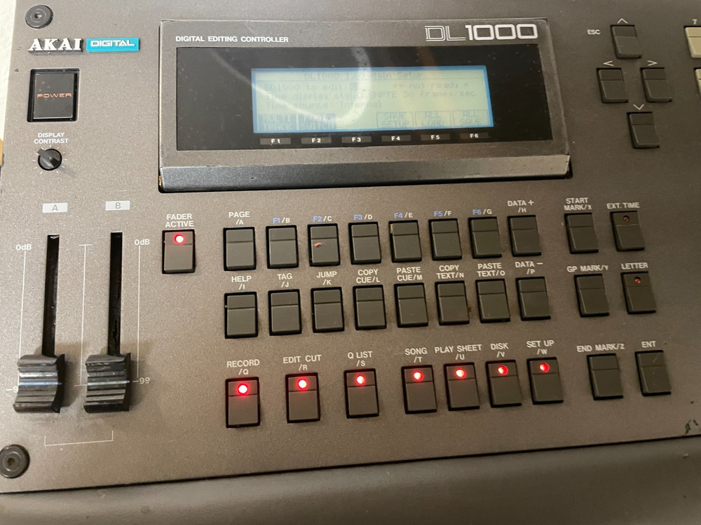 Akai Digital Editing Controller Unit - Model DL1000