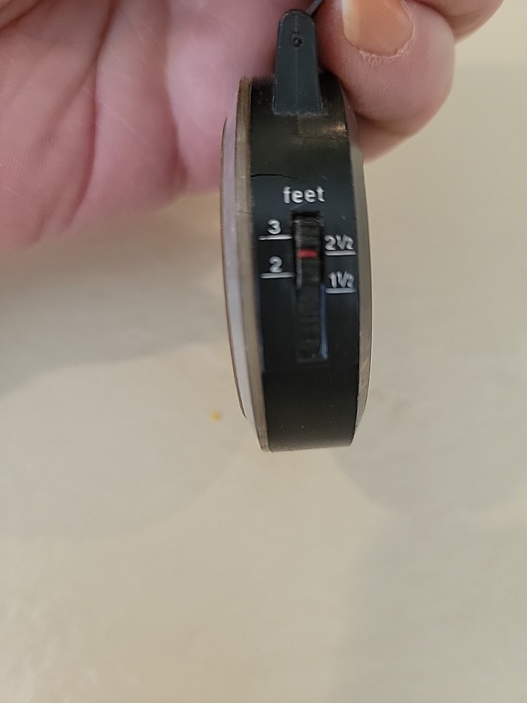Vintage K&R Precise Pedometer with Clip 