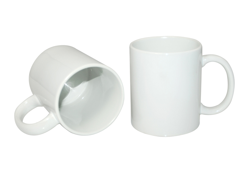 Sublimation White Ceramic Sublimation Coffee Mug - 11oz. AAA #1