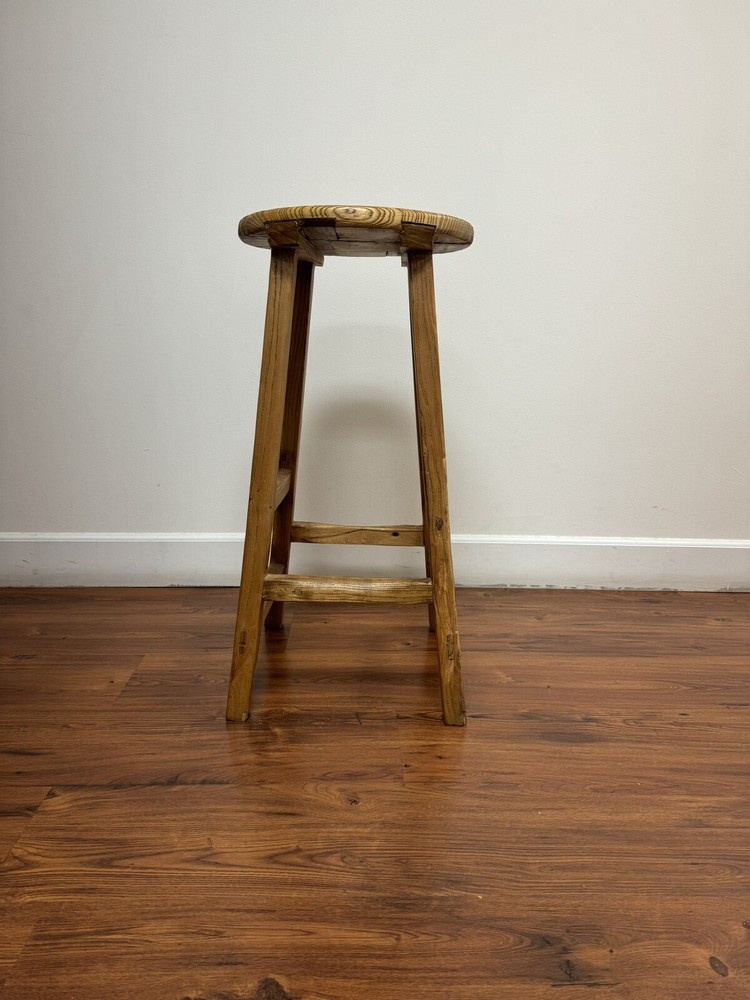 Tree root dining table +4 solid oak stools-Great used Condition