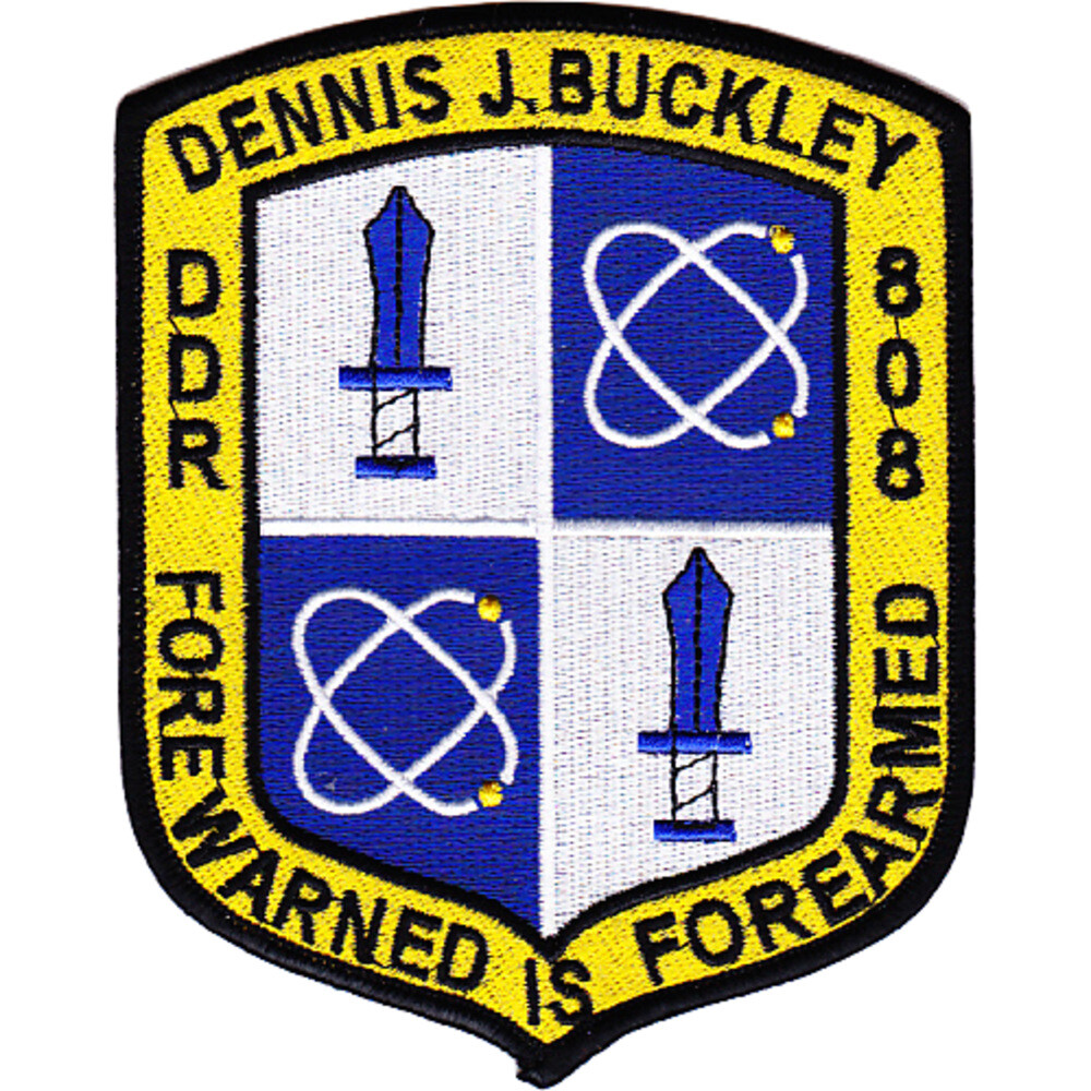 USS Dennis J. Buckley DD-808 Destroyer Ship Second Version Patch